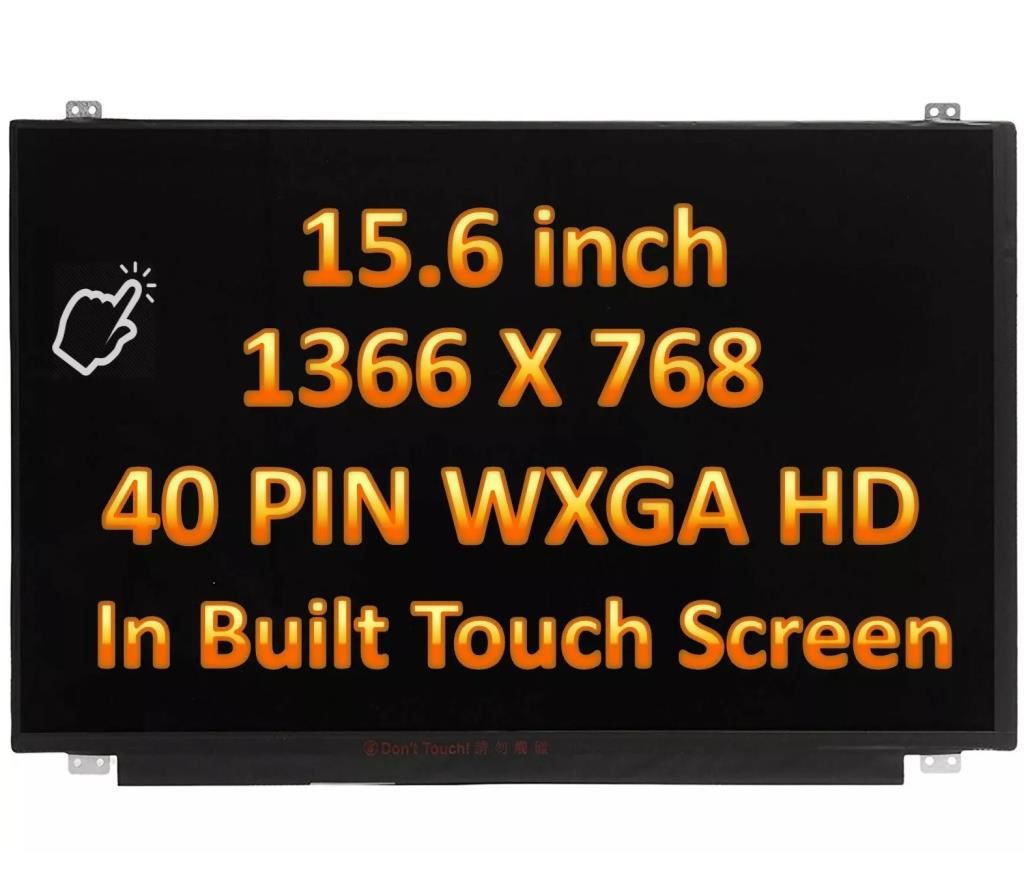 HP 15-1211wm Notebook uyumlu 15.6'' inç 40 Pin Slim Led Panel - Dokunmatik Ekran LCD screen + Embedded Touch