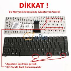 Acer eMachines D500 D520 D700 D720 E520 E700 E720 Klavye Siyah TR