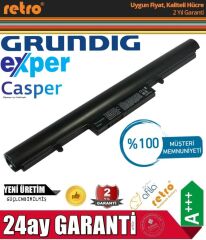 Grundig GNB1450 Notebook Bataryası, Laptop Pili SQU-1201, SQU-1303 (Siyah) / RGNL-002