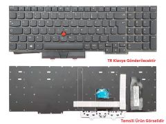 Lenovo ThinkPad E15 Gen3 Notebook Klavyesi, Laptop Tuş Takımı (Siyah TR) ışıklı