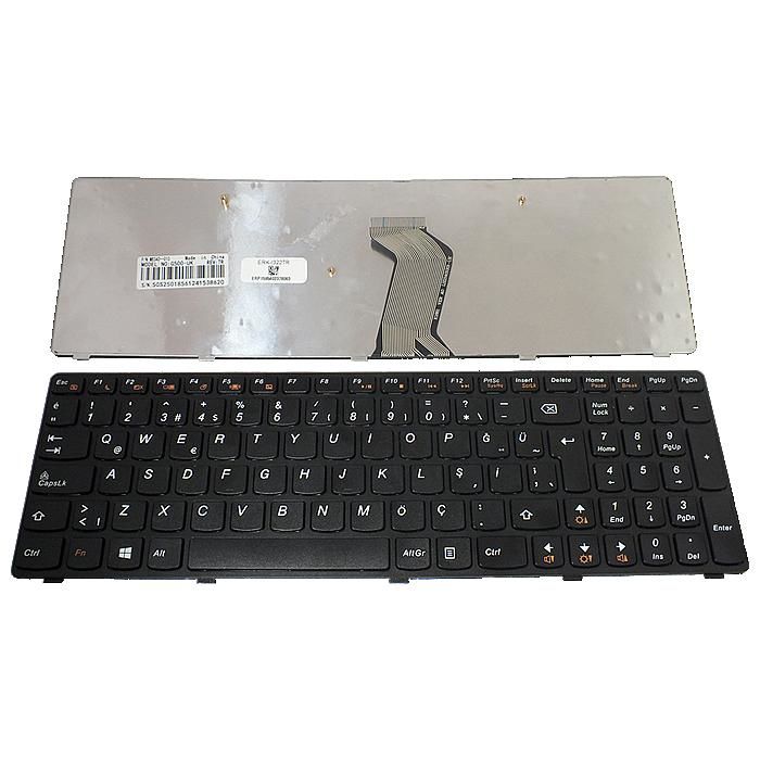 Lenovo Essential G700 Notebook Klavyesi (Siyah TR)