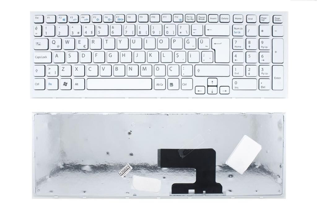 Sony VAIO V116646E AEHK1A00020 Notebook Klavyesi - Beyaz - TR