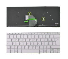 Sony SVF1421TSTW, SVF1421USTW Notebook Klavye (Beyaz TR) Işıklı