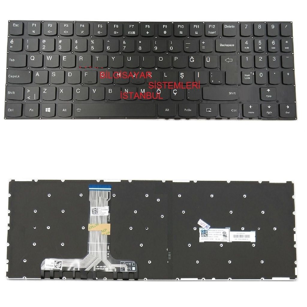 Lenovo Legion Y540-15IRH Notebook Klavyesi - Siyah - TR - Işıklı