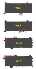 Asus D509DA-EJ329, D509DA-EJ339, D509DA-EJ511 Batarya, Pil