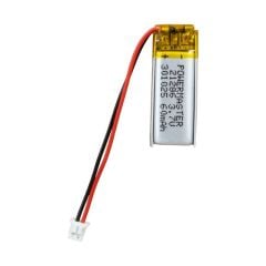 301025 3.7V 60MAH LITHIUM POLYMER BATTERY (Lityum Polimer Ciklet Pil)