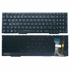 Asus GL753VE-GC166T Notebook Klavye - Siyah - TR - Işıklı - Ver.1