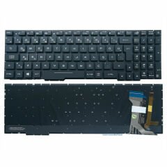 Asus GL753VD-GC024T Notebook Klavye - Siyah - TR - Işıklı - Ver.1