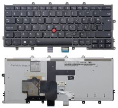 Lenovo ThinkPad X250 X270 Notebook Klavye - Siyah -TR - Işıklı