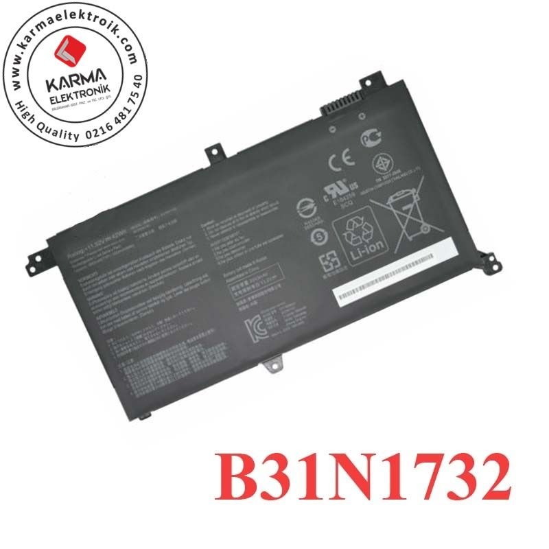 Asus VivoBook 15 X571GD-AL106 uyumlu Notebook Bataryası, Laptop Pili