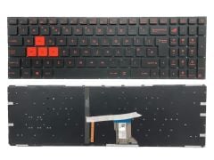 Asus GL502VT GL502VY Notebook Klavyesi - Siyah - TR - Işıklı