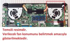 Dell Vostro 14-5000 (5480 5470 5460 P41G) Notebook Fan SAĞ
