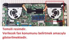 Dell DFS501105PR0T FC5F 0HGT7X HGT7X Sağ FAN