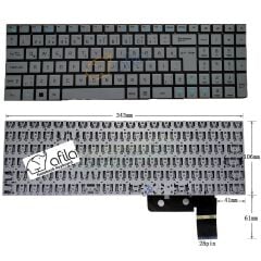 Casper Nirvana C500.1135-8V00T-G-F Notebook Klavyesi (Silver, Gri TR)