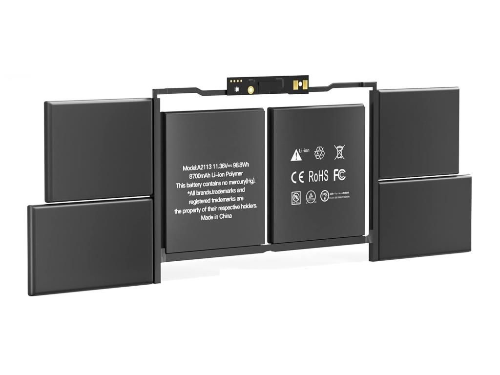 MacBook Pro 16'' MVVJ2LL/A, MVVK2LL/A Batarya, Pil