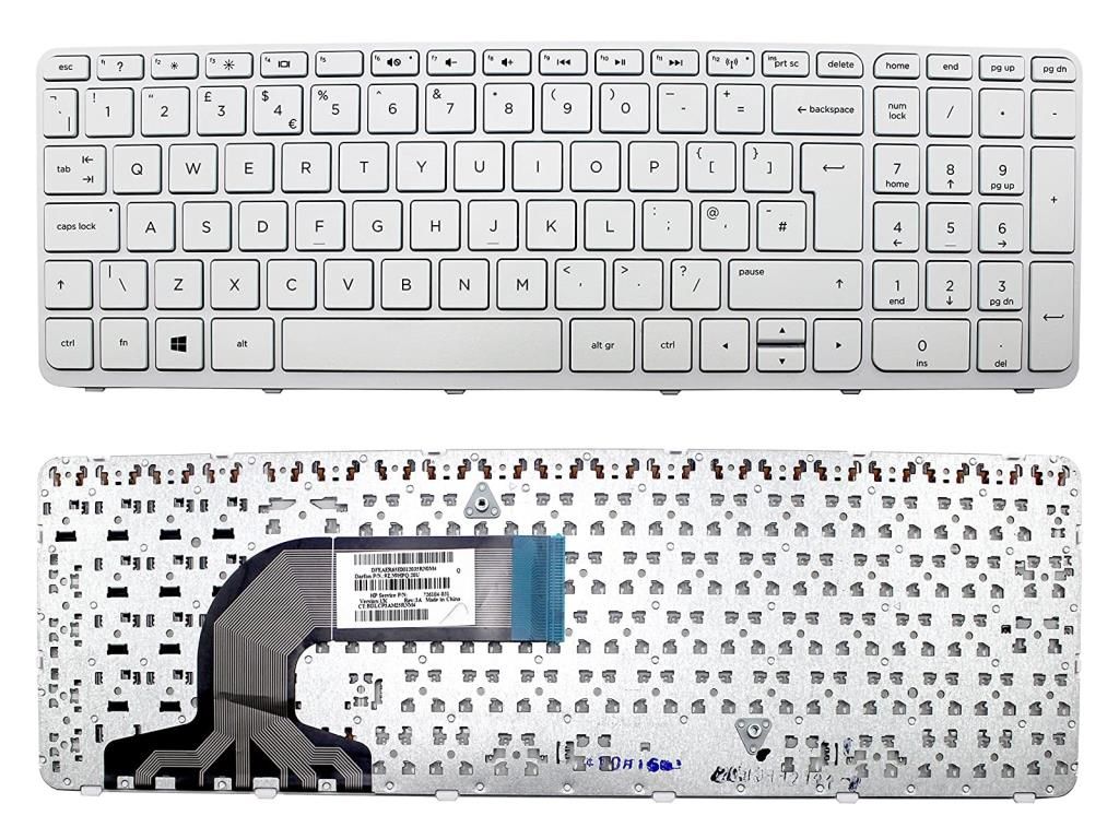 Hp Pavilion 15-N091SR Notebook Klavyesi Beyaz TR