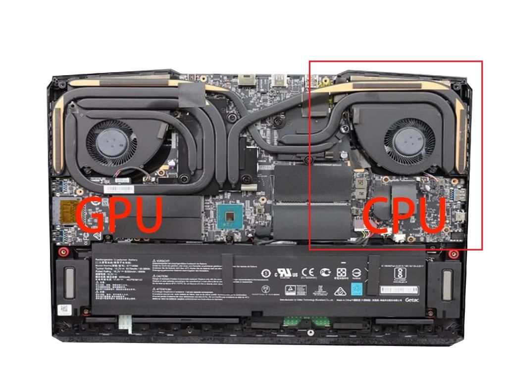 MSI GP76 GE76 WE76 MS-17K2 MS-17K3 için PABD1A010SHR N451 Cpu Fanı