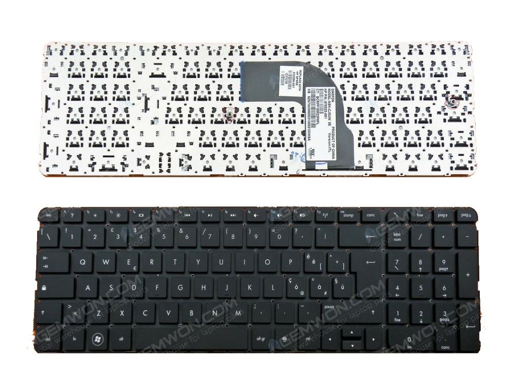 Hp Pavilion dv7-7200, dv7-7300 Notebook Klavyesi - Siyah - TR
