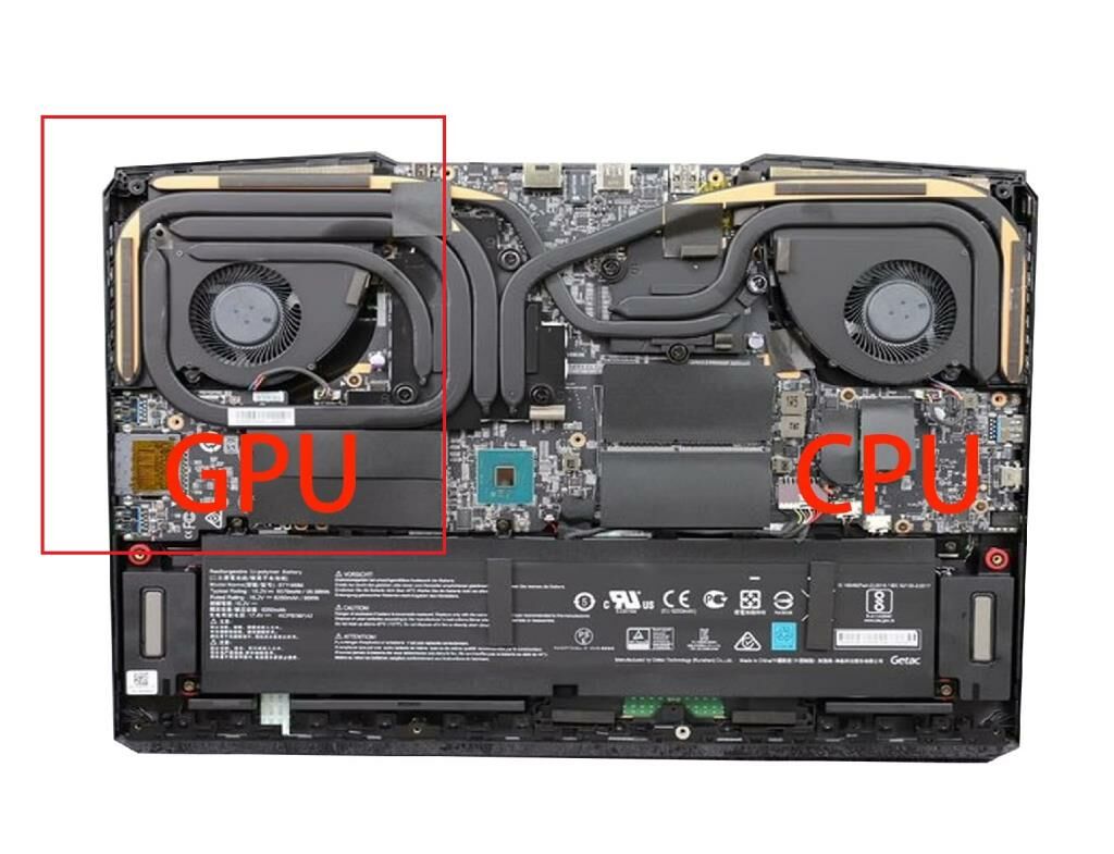 MSI GP76 GE76 WE76 MS-17K2 MS-17K3 için PABD1A010SHL N452 GPU Fanı