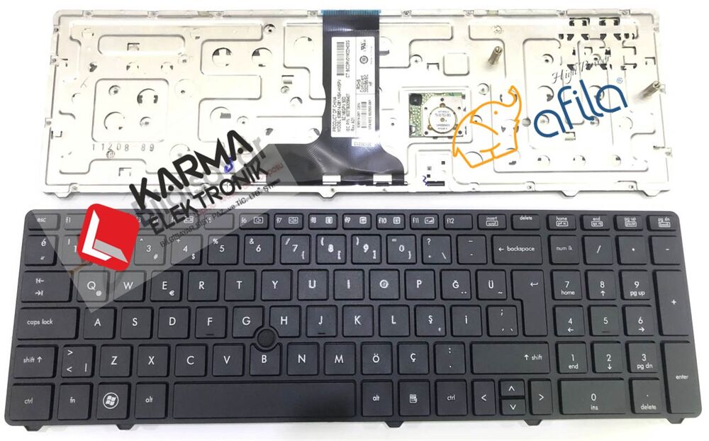 Hp EliteBook 8560w, 8570w Notebook Klavye - Tuş Takımı / TR