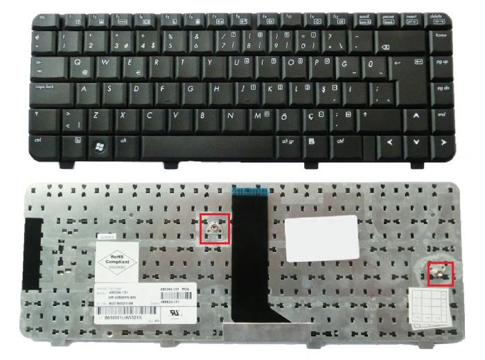 Hp Compaq 455264-131, MP-05586P0-930 Notebook Klavyesi - TR