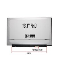 N161HCA-GA1 Rev.A1 16.1'' Slim Led Ekran, Lcd Panel 40pin FHD (144Hz)