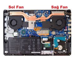 Asus FX504GD-78250 Notebook Fan / Ver.1 (SOL VGA Fanı)