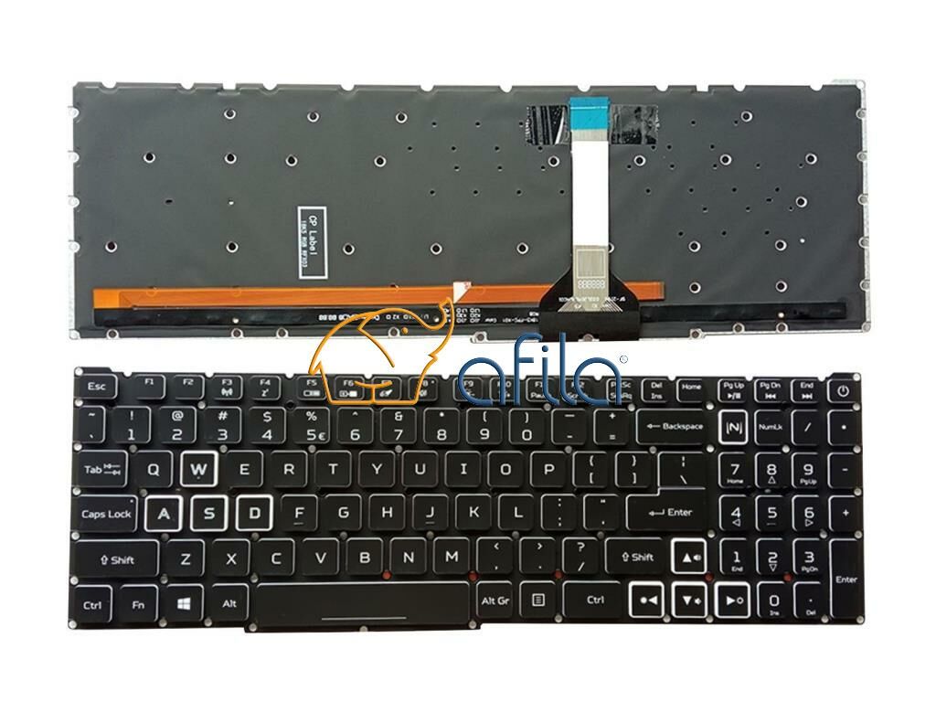 PK133AU1D23 Notebook Klavye - Tuş Takımı / Siyah - TR - Backlit - RGB