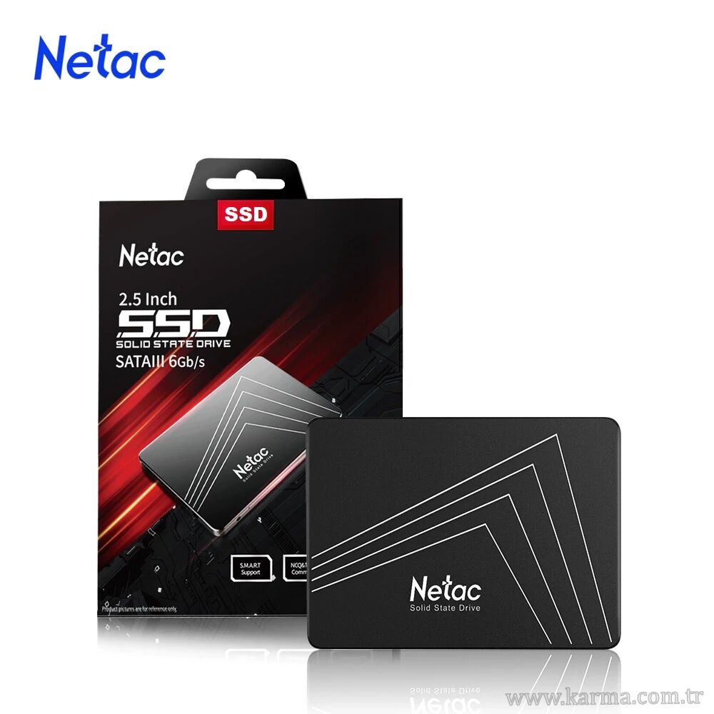 Netac 960GB SSD Disk 560MB/520MB/S, 2.5'', SATA3, 3D NAND TLC