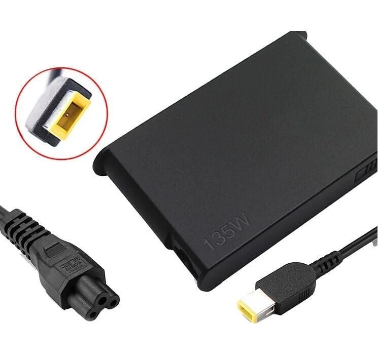 Lenovo Touch Y50-80, Y70-70, Y70-80 uyumlu Notebook Adaptörü, Şarj Aleti Cihazı 135W / Tip2