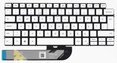 Dell Vostro P130G001 Notebook Klavyesi Işıklı Silver Gri TR