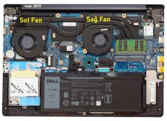 Dell 0GWMFV 0TJHF2 Notebook Cpu Fanı V1 (Sağ Fan)
