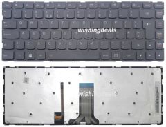 Lenovo Yoga 500-14ISK (Type 80R5) Klavye (Siyah TR) ışıklı