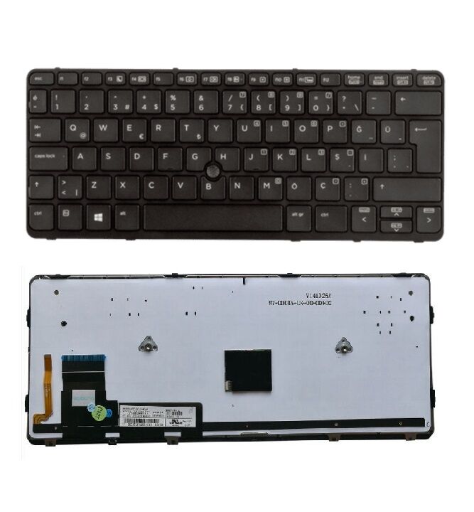 Hp 735502-141 6037B0085919 Notebook Klavye - Siyah - TR - Işıklı