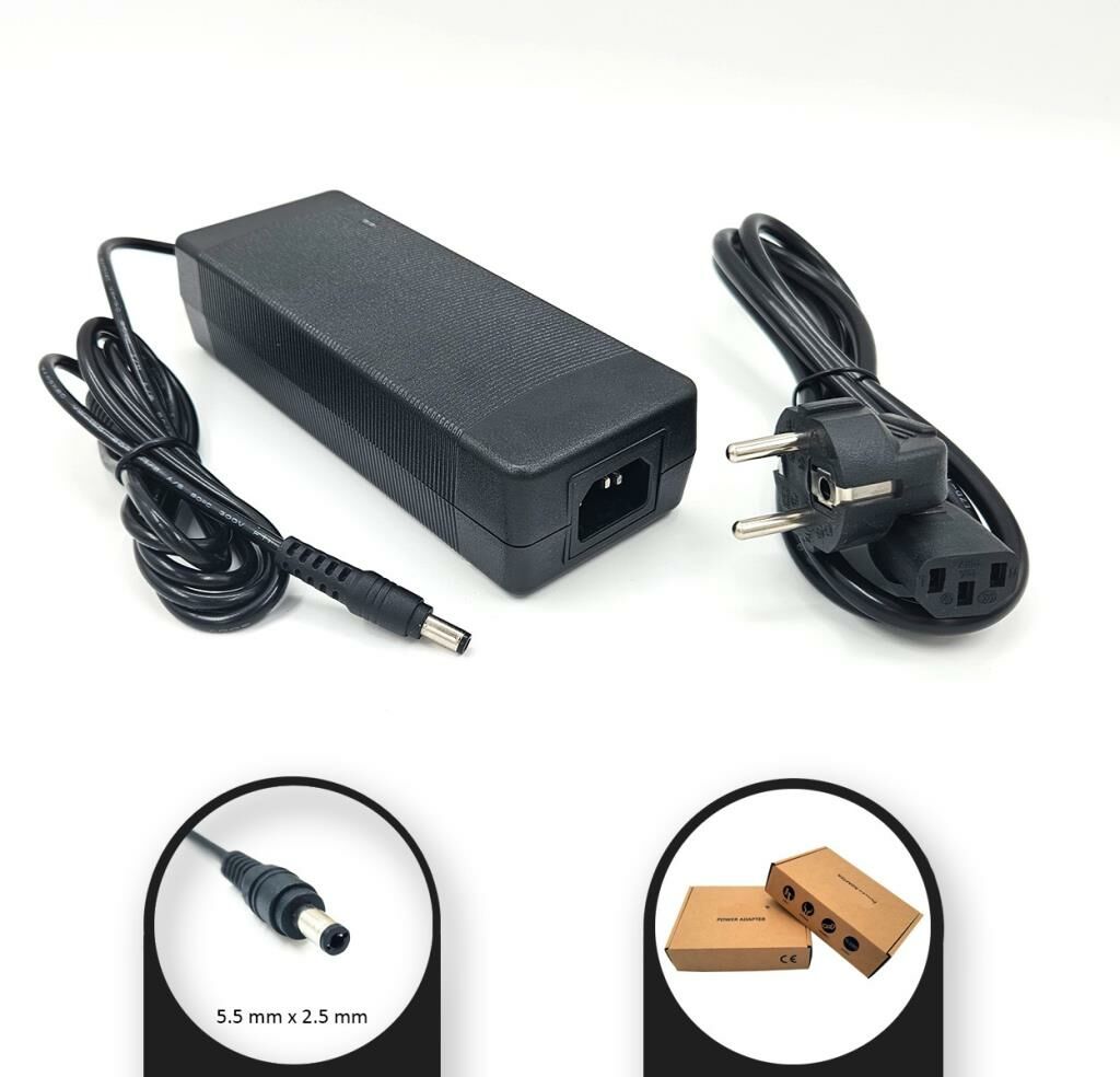 54V 1.67A 90W Ac Güç Adaptörü 5.5 x 2.5mm (81W / 90.18W / 90.2W / 91.8W uyumlu) / 45.6W uyumlu / RPA-AC307