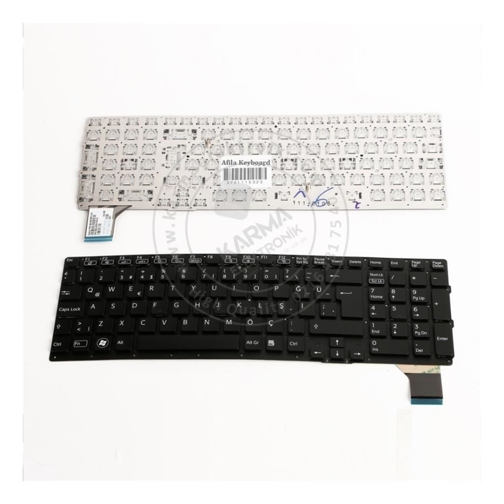 Sony Vaio VPCSE, VPC-SE Notebook Klavyesi - Siyah - TR