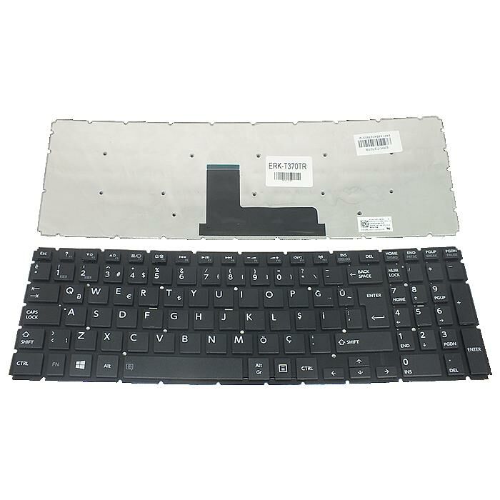 Toshiba Satellite MP-13R83US-920 MP-13R86TQ-9201 Klavye Siyah TR