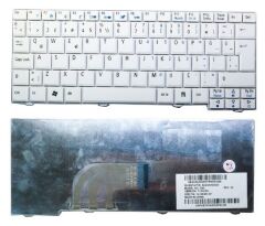 Acer Aspire AOA110 AO531h-1766 Notebook Klavyesi - Beyaz - TR