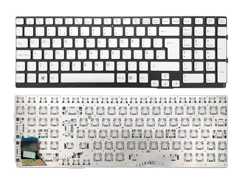 Sony Vaio PCG-41412M PCG-41414M PCG-41412L Klavyesi -Silver - TR