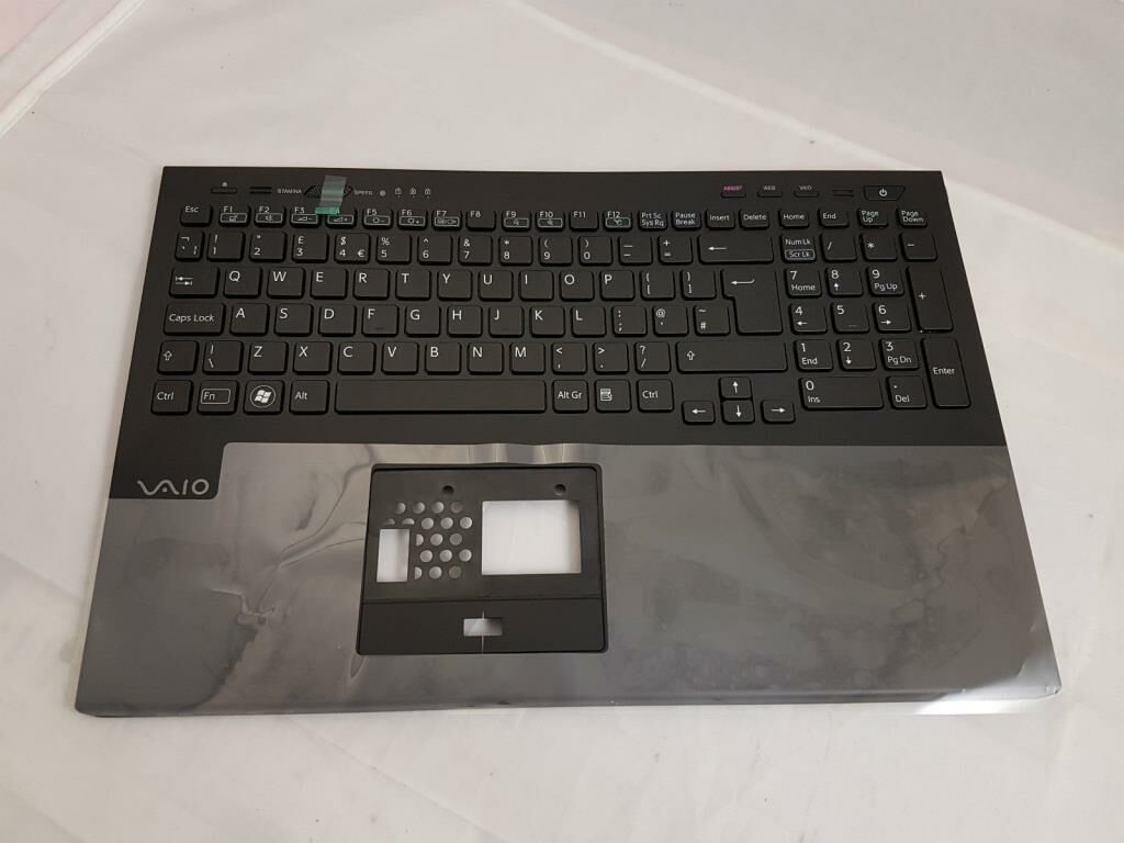 Sony VPCSE2 Klavyesi - Üst Kasa - Siyah - TR - Işıklı