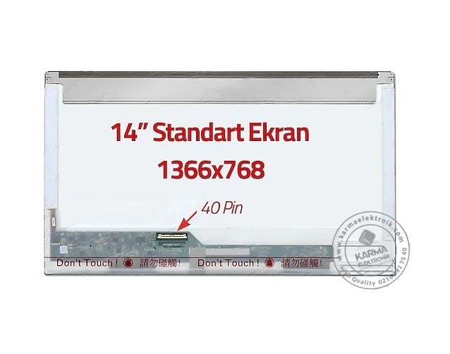 BT140GW01 V.9 Lcd Ekran Led Panel 14''