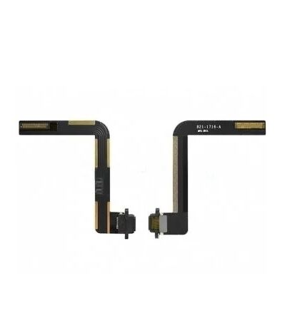 Apple iPad 5 2017 A1822 A1823 Şarj Soketi Flex Kablo - Siyah