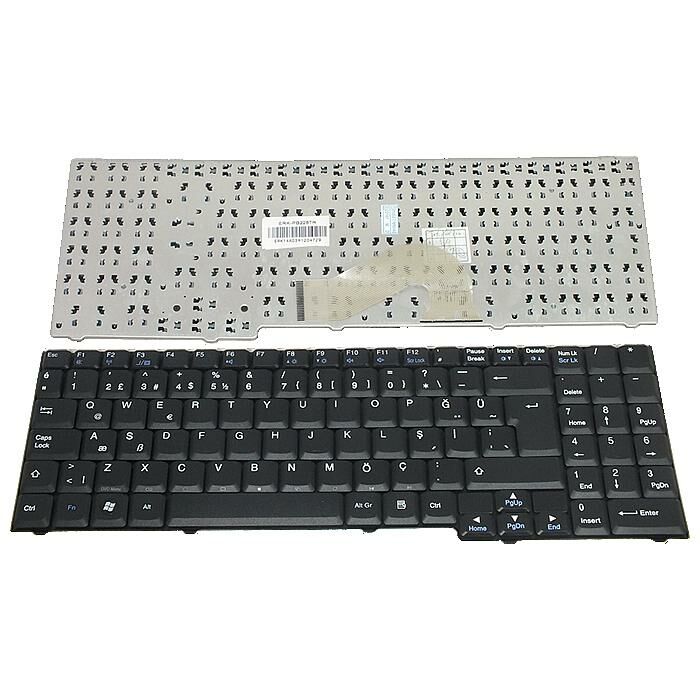 PackardBell EasyNote MH35, MH36, MH45 MH85, A53 Notebook Klavyesi Siyah TR