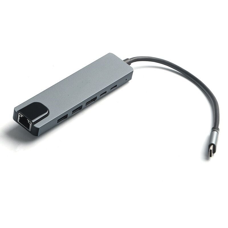 Type-C To USB 3.0 /USB2.0/TYPE-C/PD/LAN/HDMI Çevirici HUB
