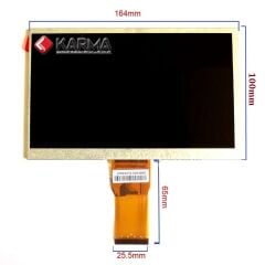 7'' inç 800*480p 50pin (165x100mm HD) TABLET uyumlu LCD EKRAN, PANEL (Oto Teyp, Medikal Cihaz Lardada kullanılır)