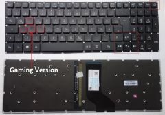 Acer Predator Helios 300 Series Model N17C3 (PH317-52 Tabanlı) Notebook Klavyesi (Siyah TR) ışıklı Ver.2