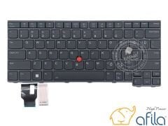 Lenovo ThinkPad T14, T14s Gen3 (Type 21BR 21BS) uyumlu Notebook Klavyesi (Siyah TR) ışıklı