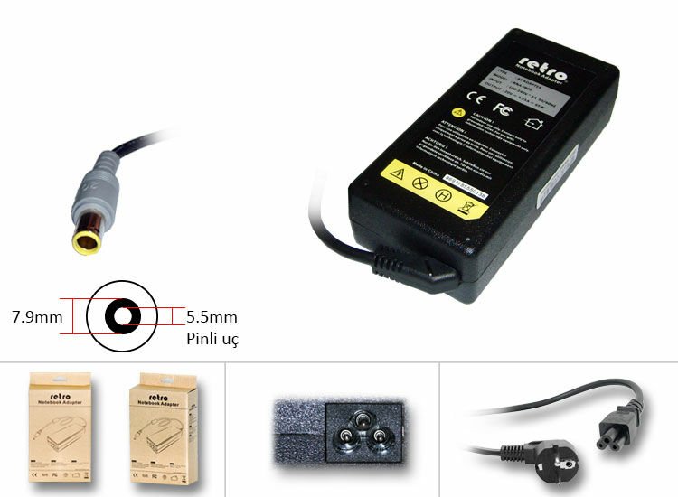 Lenovo 3000 C100,N100,N200,V100 Adaptör Şarj Cihazı 20V 3.25A 65W