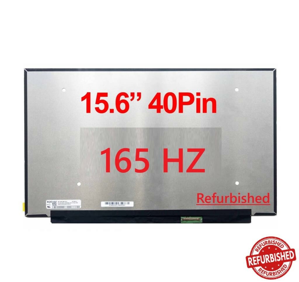 15.6'' 40pin Slim 1920*1080 Full HD (FHD) IPS Notebook Lcd Ekran - Panel NV156FHM-NY8 V8.0 165Hz / 40Pin (Geniş Soket) Refurbished