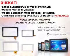 DH-1007A1-FPC033-V3.0 uyumlu 10.1 inç Dokunmatik - Beyaz